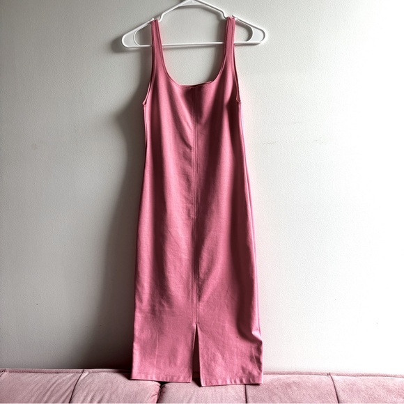 Zara Midi Soft Pink Dress M - Picture 3 of 8